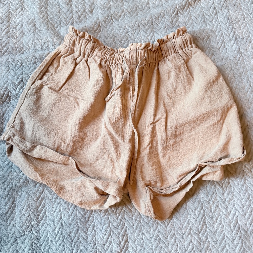 Women's Tan Casual Shorts